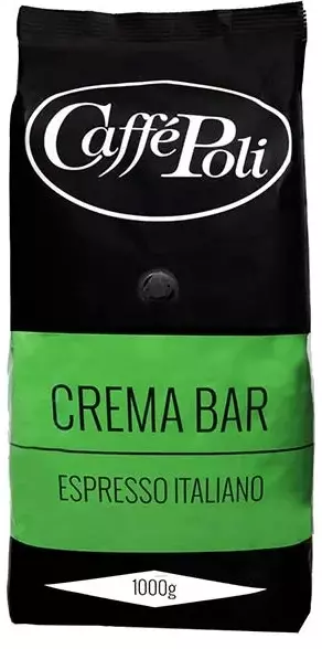Кава в зернах Caffe Poli Crema 1 кг (8019650000348) фото