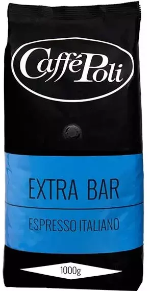 Кава в зернах Caffe Poli Extrabar 1 кг (8019650000201) фото