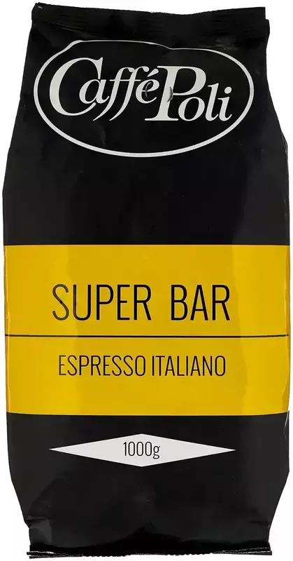 Кава в зернах Caffe Poli Superbar 1 кг (8019650000102) фото