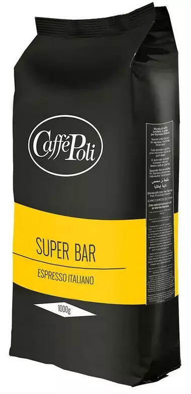 Кава в зернах Caffe Poli Superbar 1 кг (8019650000102) фото