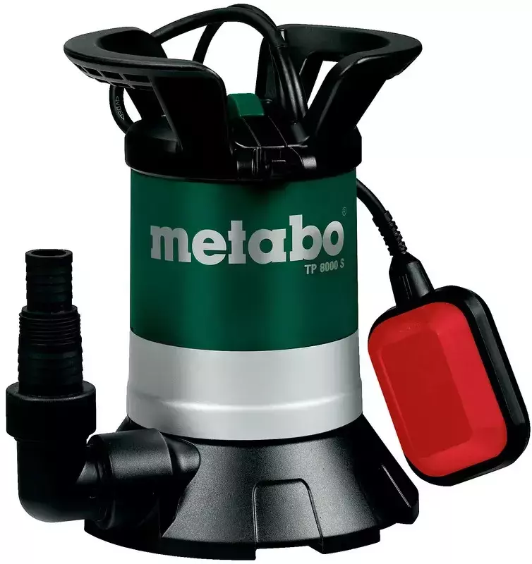 Насос дренажний Metabo TP 8000 S, 350 Вт, 8 куб/год для чистої води (0250800000) фото