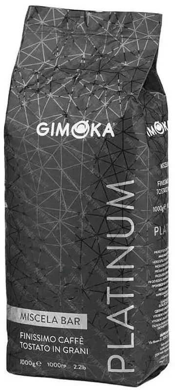 Кава в зернах Gimoka Bar Platinum 1 кг (8003012000213) фото