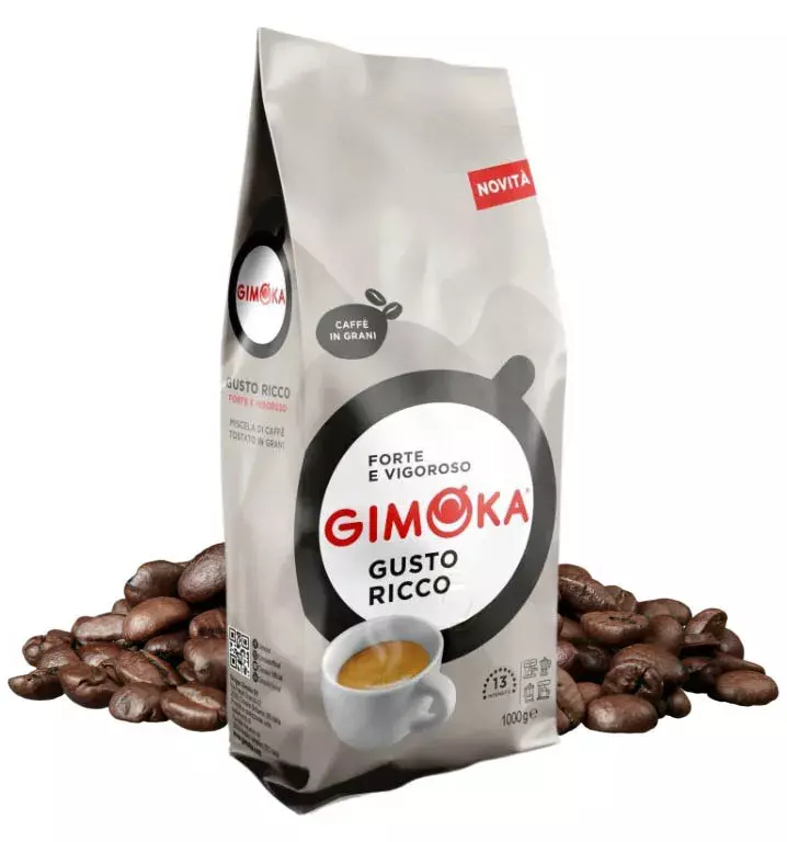 Кава в зернах Gimoka Bianco 1 кг (8003012000060) фото