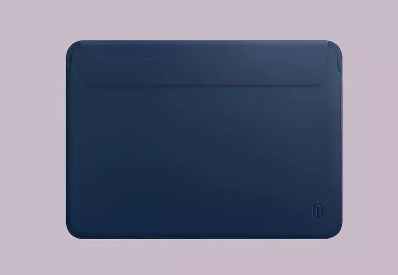 Чохол WIWU Skin Pro 2 Leather Sleeve for MacBook 15,3" (navy blue) фото