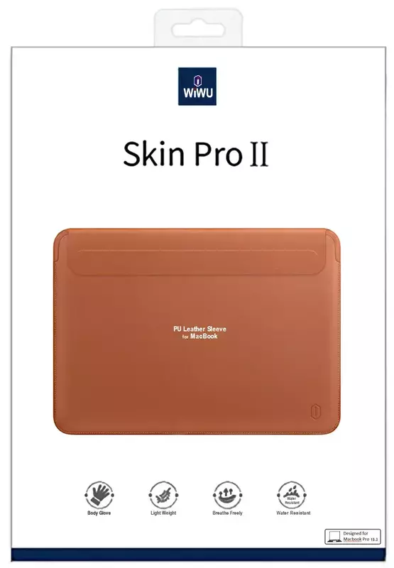Чохол WIWU Skin Pro 2 Leather Sleeve for MacBook 15,3" (brown) фото