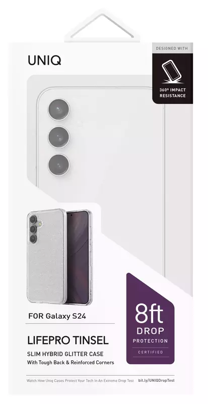 Чохол для Samsung S24 UNIQ HYBRID LIFEPRO XTREME - TINSEL LUCENT (UNIQ-GS24HYB-LPRXLUC) - фото - №2