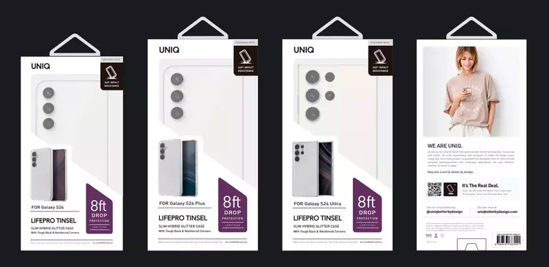 Чохол для Samsung S24 UNIQ HYBRID LIFEPRO XTREME - TINSEL LUCENT (UNIQ-GS24HYB-LPRXLUC) - фото - №4