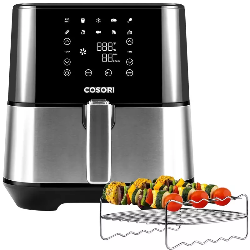 Мультипіч Cosori Stainless steel with dehydrate 5.5-Litre CP258-AF-DEU фото