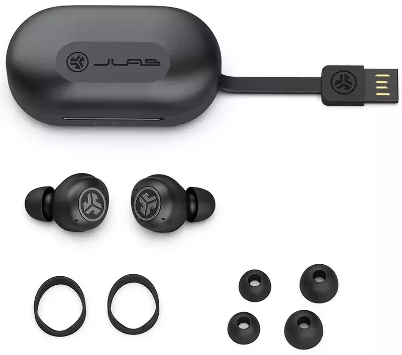 Навушники JLab JBuds Air Pro Black фото