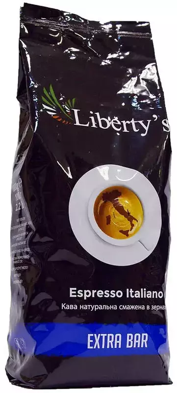 Кава в зернах Liberty's Extra Bar 1 кг (4820093481199) фото