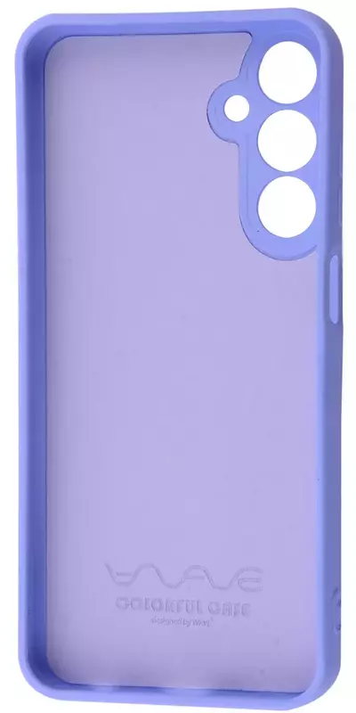 Чехол для Samsung A15 WAVE Colorful Case TPU (light purple) - фото - №1
