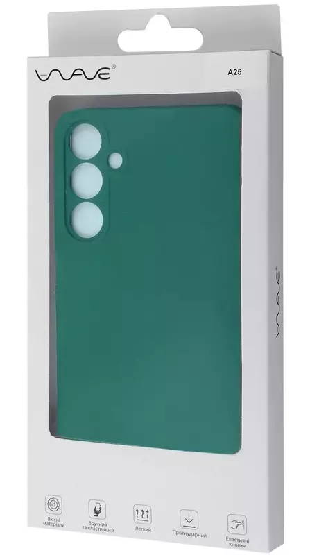 Чохол для Samsung A25 WAVE Colorful Case TPU (forest green) фото
