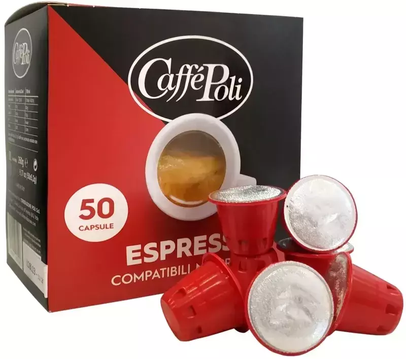 Кава в капсулах Caffe Poli Espresso 5.2 г х 50 шт. -для системи Nespresso(8019650003516) фото