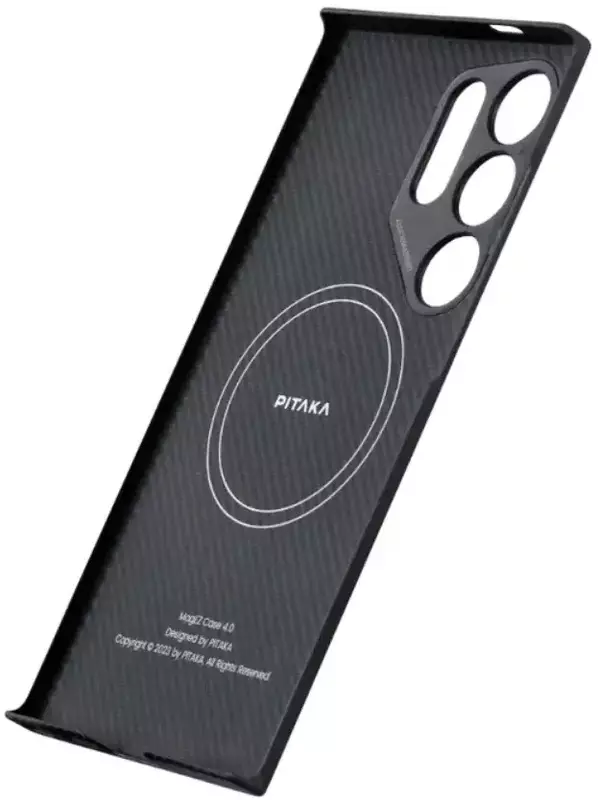 Чохол для Samsung Galaxy S24 Ultra Pitaka MagEZ Case 4 Twill Black/Grey (KS2401U) фото