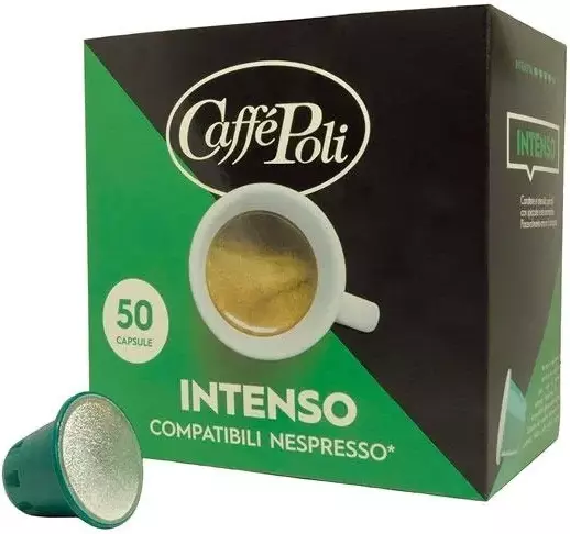 Кава в капсулах Caffe Poli Intenso 5.2 г х 50 шт. для системи Nespresso (8019650003523) фото