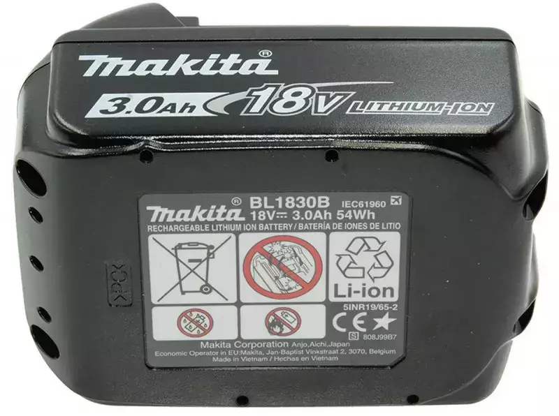 Акумулятор Makita BL1830B LXT, 18V, 3.0Аг фото
