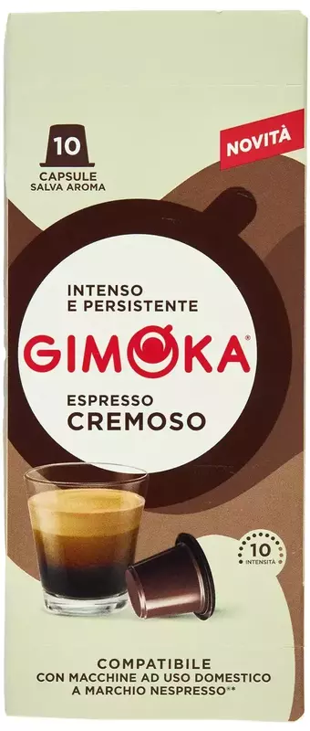 Кава в капсулах Gimoka Cremoso 10 шт (8003012001715) фото