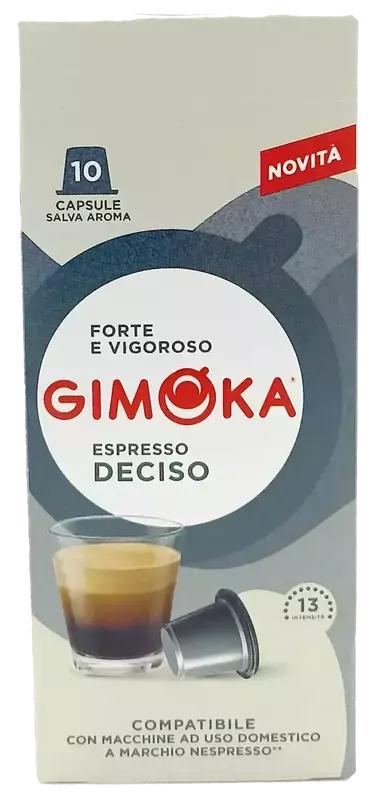Кава в капсулах Gimoka Deciso 10 шт (8003012001975) фото