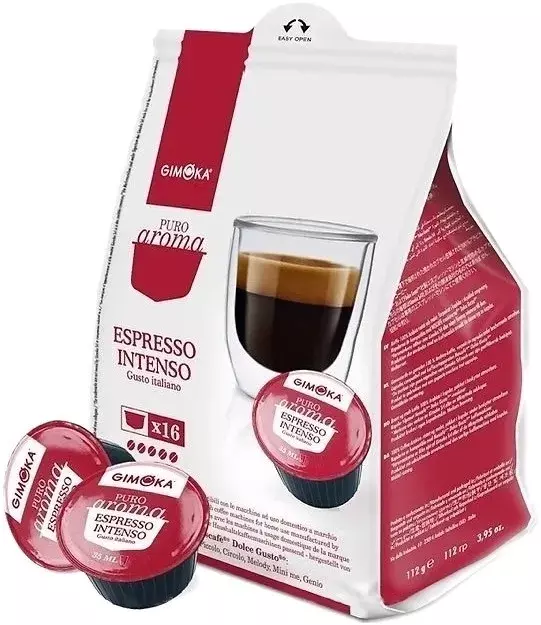Кава в капсулах Gimoka Espresso Intenso 16 шт (8003012005416) фото