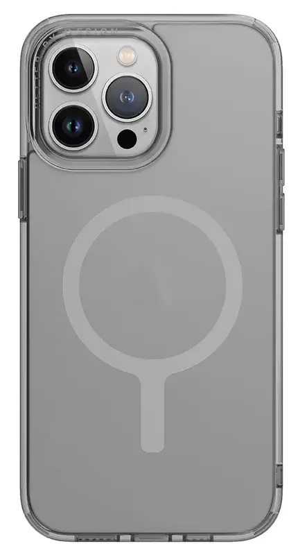 Чехол для Iphone 15 Pro Max UNIQ HYBRID MAGCLICK CHARGING LIFEPRO XTREME FROST GREY (UNIQ-IP6.7P(2023)-LXAFMFGRY) фото