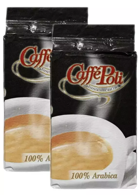 Кава мелена Caffe Poli 100% Арабіка 250 г (8019650000263) фото