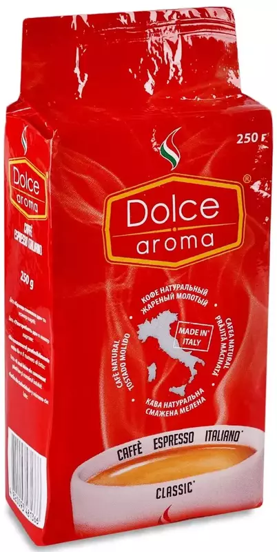 Кава мелена Dolce Aroma Classic 250 г. (4820093481366) фото