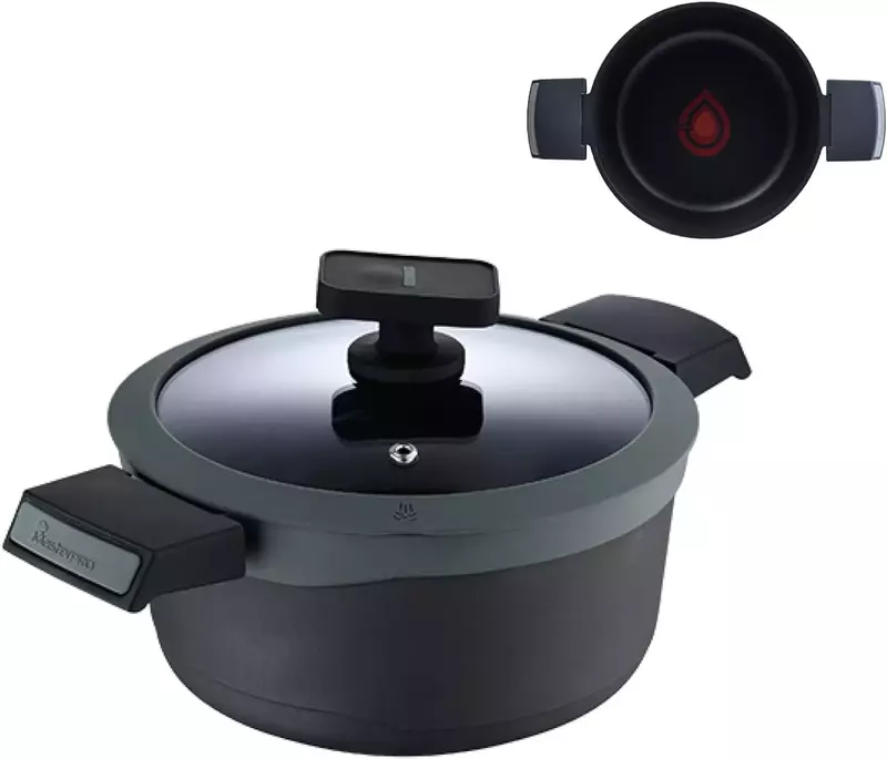 Каструля з кришкою MasterPro Gastro reeco, 2,7 л (BGMP-8106) - фото - №4