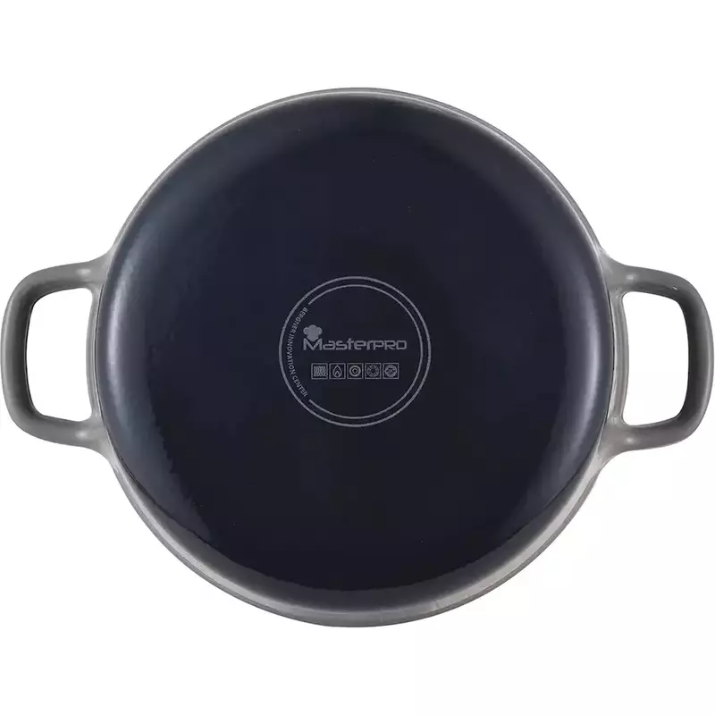 Каструля чавунна з кришкою MasterPro Unique, 1,8 л (BGMP-3830) - фото - №2