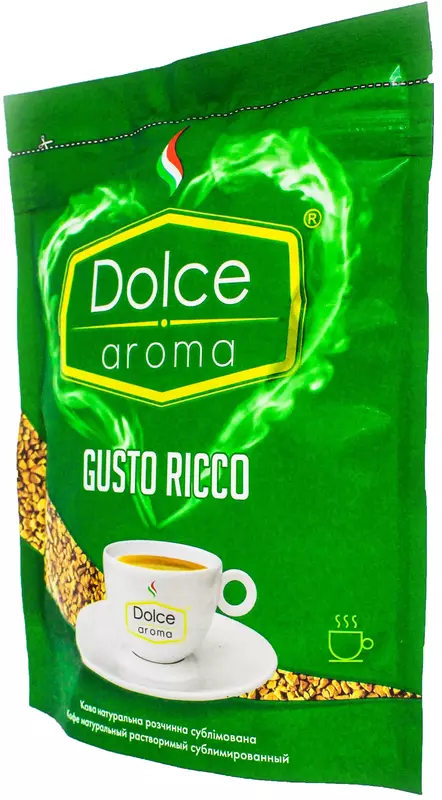 Кава розчинна Dolce Aroma Gusto Ricco 120 г (4820093481458) фото