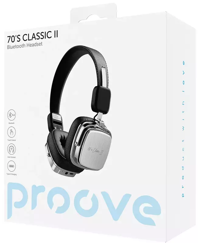 Бездротові навушники Proove 70 Classic II (Black) фото