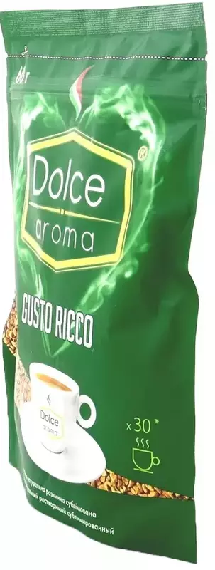 Кава розчинна Dolce Aroma Gusto Ricco 60 г (4820093481434) фото