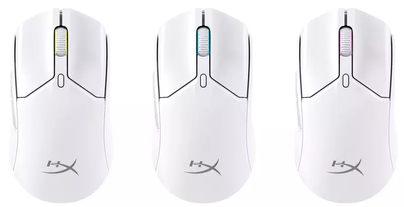 Ігрова комп'ютерна миша HyperX Pulsefire Haste 2 Mini Wireless (White) 7D389AA фото