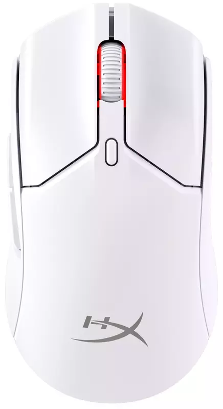 Ігрова комп'ютерна миша HyperX Pulsefire Haste 2 Mini Wireless (White) 7D389AA - фото - №0