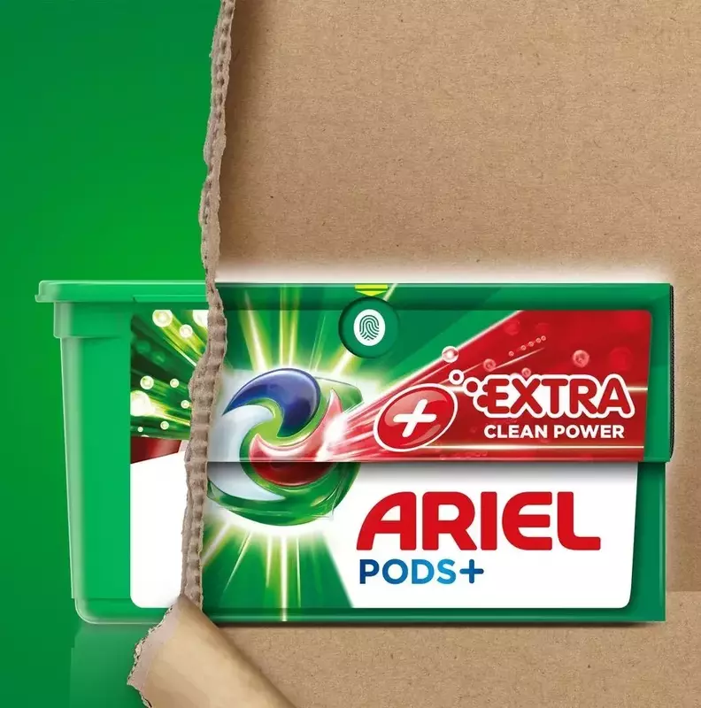 Капсулы для стирки Ariel Pods All-in-1 + Сила экстраочищения 30 шт фото