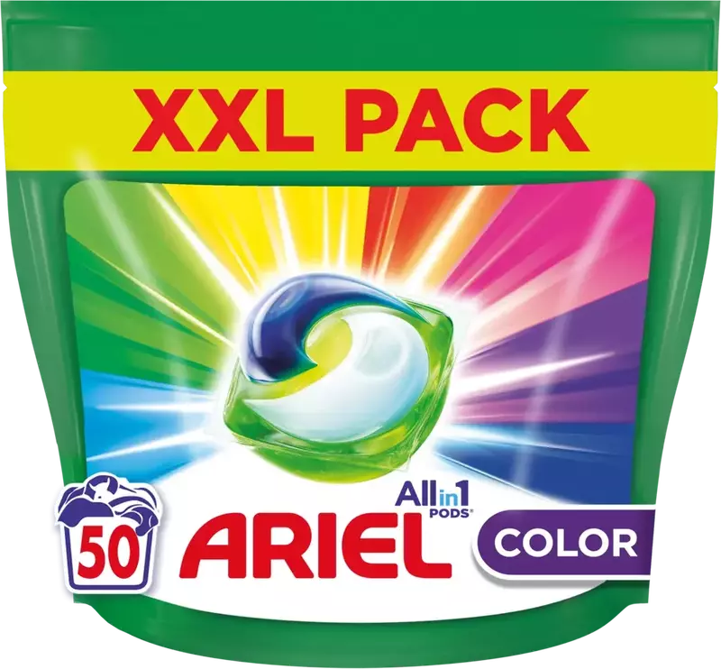 Капсули для прання Ariel Pods All-in-1 Color 50 шт - фото - №0