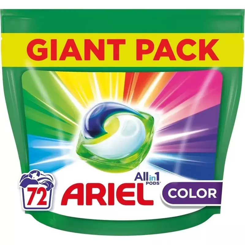 Капсули для прання Ariel Pods All-in-1 Color 72 шт фото