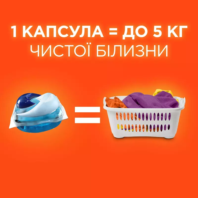 Капсули для прання Tide All-in-1 Lenor Color 58 шт - фото - №4