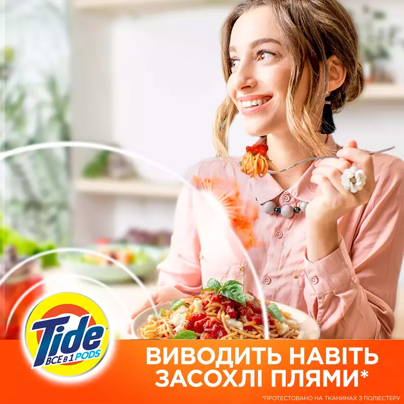 Капсули для прання Tide All-in-1 Lenor Color 58 шт - фото - №3