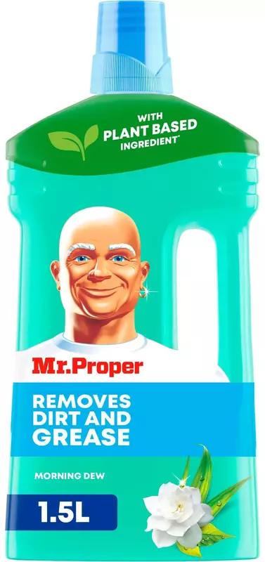 Моющая жидкость для пола и стен Mr. Proper Утренняя роса 1.5 л фото