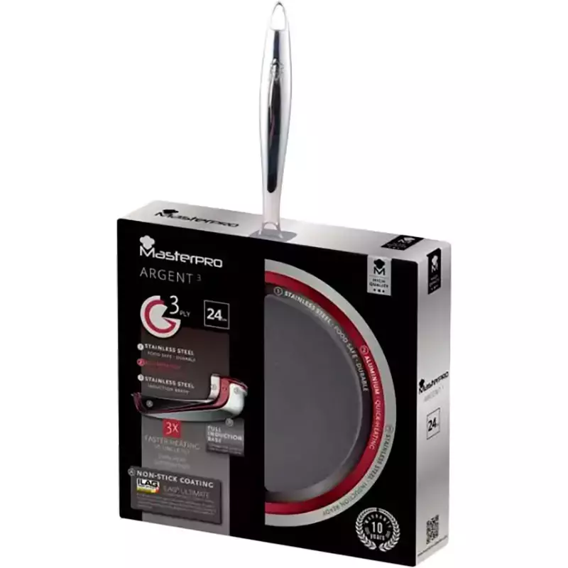 Сковорода MasterPro Argent 3, 28 см (BGMP-1932) - фото - №3