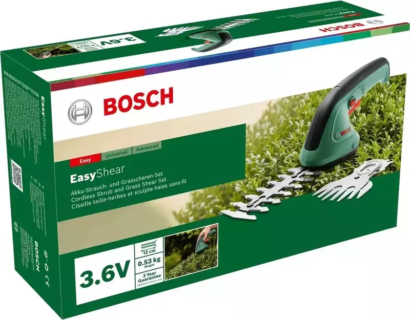 Кущорiз Bosch EasyShear акумуляторний 120мм (0.600.833.303) фото