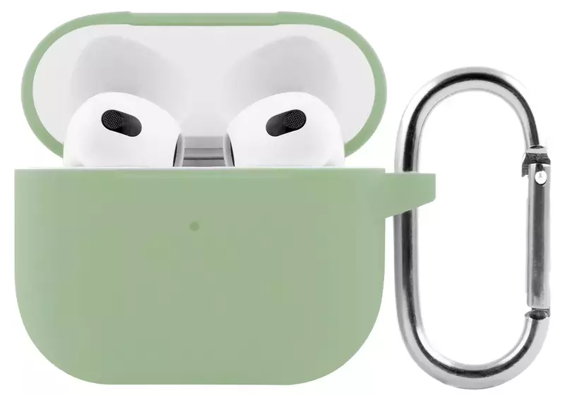 Чехол Silicone Case New for AirPods 3 (mint gum) фото