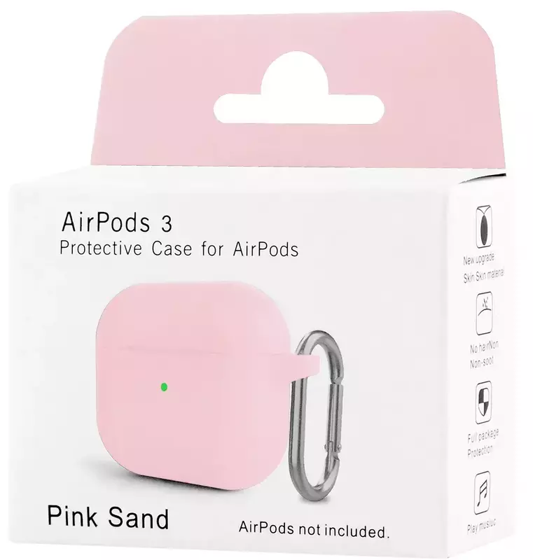 Чохол Silicone Case New for AirPods 3 (pink sand) фото