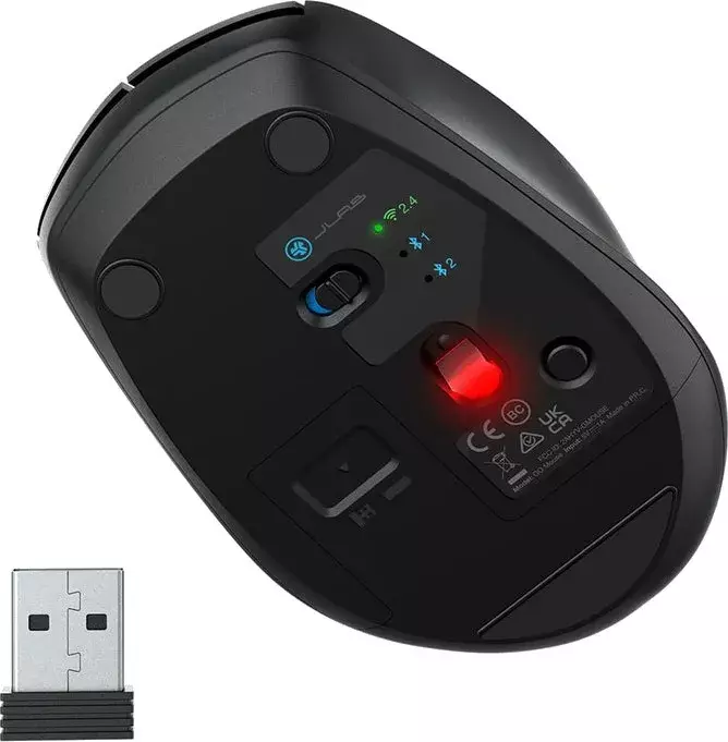 Ігрова миша JLab GO Charge Mouse (Black) - фото - №4