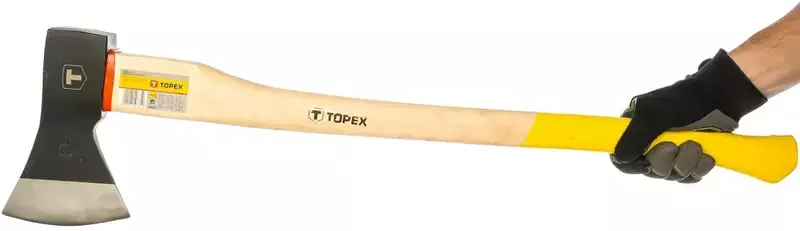 Сокира TOPEX дерев'яна рукоятка, 1600гр фото