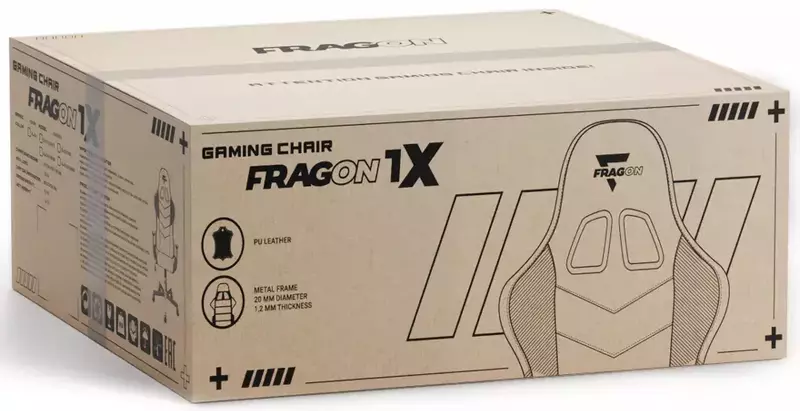 Ігрове крісло FragON 1X SERIES (BLACK) фото