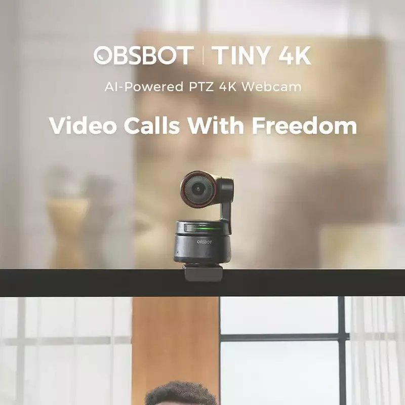Веб-камера OBSBOT Tiny-4K (OBSBOT-TINY4K) фото