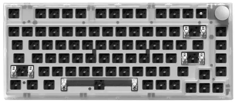 Ігрова клавіатура FL ESPORTS DIY-barebone MK750 (White Transparent) MK750-5880 фото