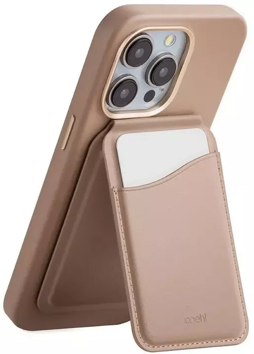 Чохол-гаманець UNIQ COEHL ESME MAGNETIC CARDHOLDER & MIRROR DUSTY NUDE (DUSTY NUDE) фото