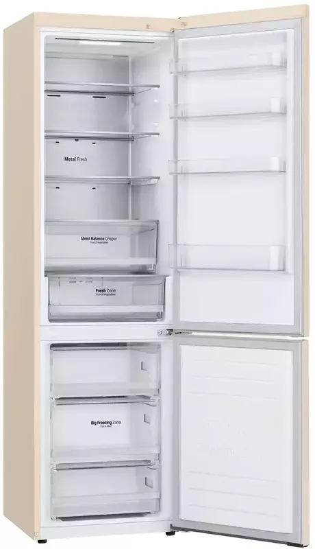 Двухкамерный холодильник LG GC-B509SESM фото